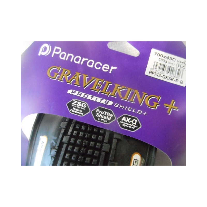 Panaracer 43 Gravel Gravelking SK + Tubeless 700X43