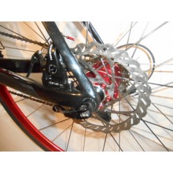 Velo Complet CADRE ET FOURCHE ROUTE CARBONE 700 DISQUE NOIR/NOIR