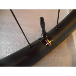 Roues Hope avec Pneus cyclo-cross tubeless / Jantes Carbone