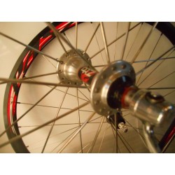 Roues Aéro Alu H 30mm, avec Pneus Freinage Patins