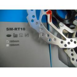 Lot de 2 Disques Shimano SM-RT10 diamètre 160 center lock