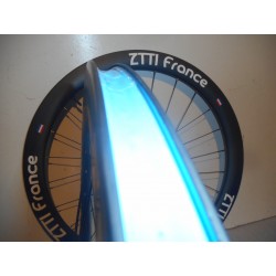 H 50mm Roues ZTTi Carbone à PNEUS Tubeless avec les 2 Disques