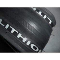 Lot de deux Pneus Michelin Lithion 25mm Tringle Souple