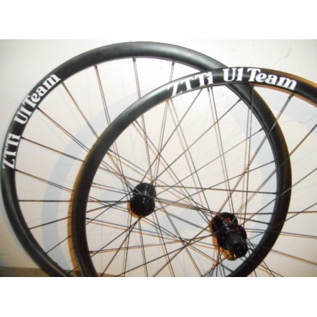 1425 gr H 38 Paire de Roues à Pneus Disques Jantes Carbone